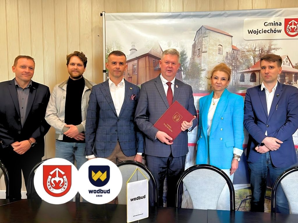 Budowa PSZOK w Wojciechowie realizowana przez WOD-BUD